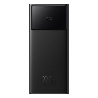 Powerbank 20000mAh USB-A USB-C z wyświetlaczem kablem 22.5W - czarny BASEUS