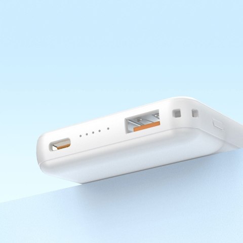 Powerbank magnetyczny K14S 5000mAh USB-A USB-C 20W - biały DUDAO