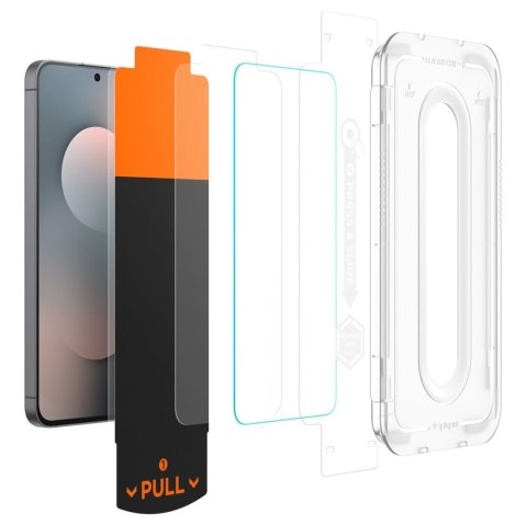 Szkło hartowane na Samsung Galaxy S25 FE Glas.tR EZ Fit Pro - 2 szt. SPIGEN