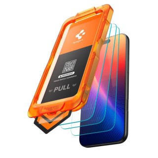 Szkło hartowane na iPhone 17 Pro z aplikatorem - 3 szt. SPIGEN