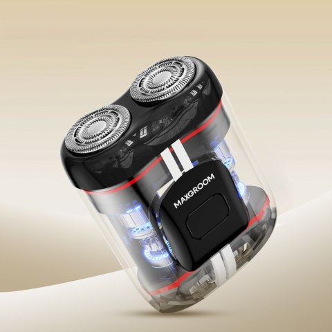 Golarka maszynka do golenia elektryczna 400mAh IPX7 - pomarańczowa