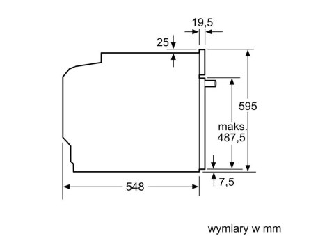 Piekarnik elektryczny Bosch HBG537FB4 Serie 6 71 l | AirFry | termosonda | EcoClean | czarny