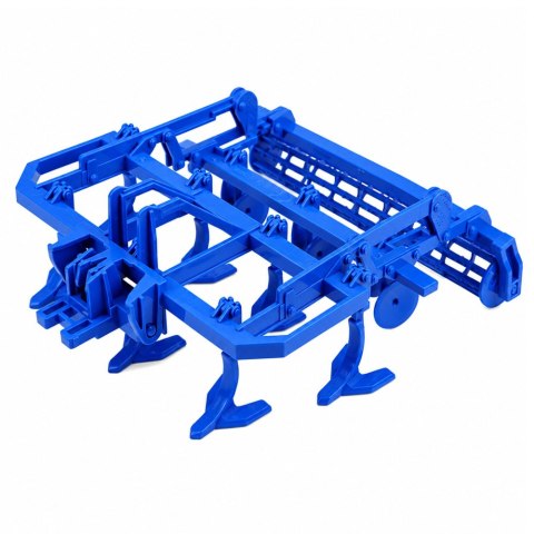 Traktor Rolniczy Farmerski Z Kultywatorem Agregat Uprawowy Zielony 1:24 LEAN Toys