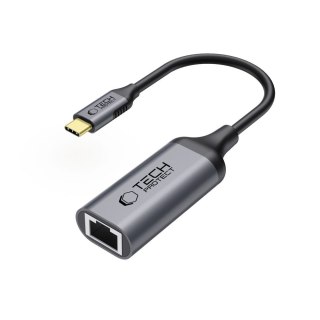 Adapter przejściówka USB-C do Ethernet RJ45 1000Mbps - czarny Tech-Protect