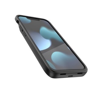 Etui na iPhone 12 mini / 13 mini z powerbankiem 4700mAh PowerCase - czarne Tech-Protect