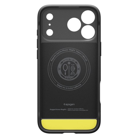 Etui ochronne case na iPhone 17 Pro Rugged Armor Mag MagSafe - czarny mat SPIGEN