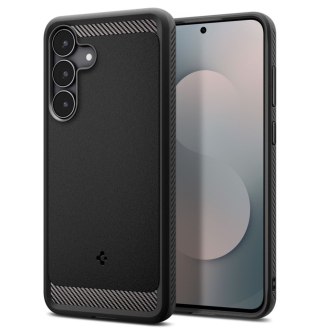 Etui pokrowiec na Samsung Galaxy S25 FE Rugged Armor - czarny mat SPIGEN