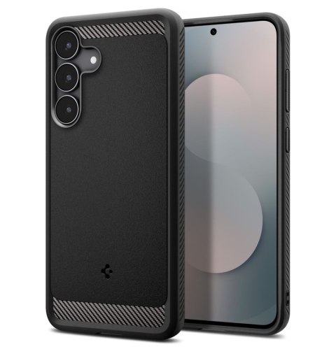 Etui pokrowiec na Samsung Galaxy S25 FE Rugged Armor - czarny mat SPIGEN