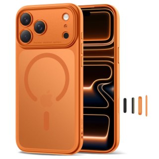 Etui pokrowiec na iPhone 17 Pro Magpeak MagSafe CC - pomarańczowy Tech-Protect