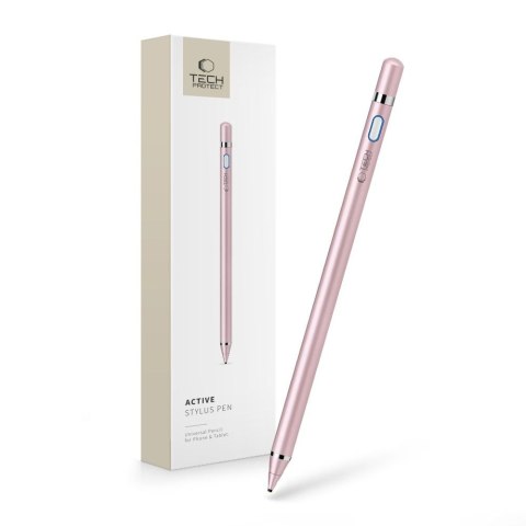 Rysik aktywny do ekranów dotykowych Active Stylus - różowy Tech-Protect