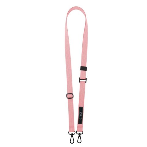 Smycz 2w1 do etui smartfona na szyję nadgarstek Rope Crossbody - różowa Tech-Protect
