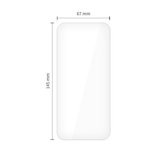 Szkło hartowane na iPhone 16 Pro / 17 / 17 Pro Glass Fit+ przezroczyste - 2 szt. Tech-Protect