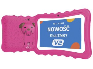 Tablet KidsTAB7 V2 4/32GB różowe etui kamera 2MP BLOW
