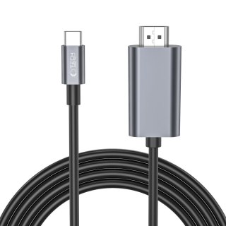 Kabel przewód USB-C - HDMI 4K 60Hz 2m - czarny Tech-Protect