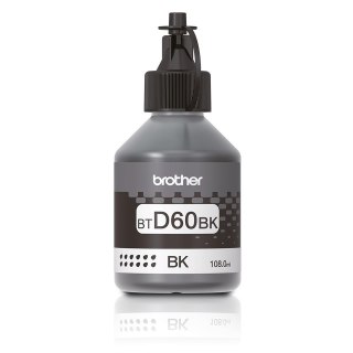 Tusz Brother czarny BTD60BK=BTD-60BK, 6500 str.,108 ml