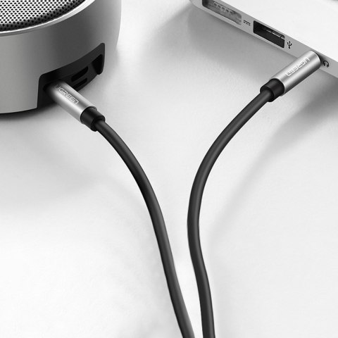 Kabel przewód audio AUX mini jack 3.5mm 1m - czarny UGREEN