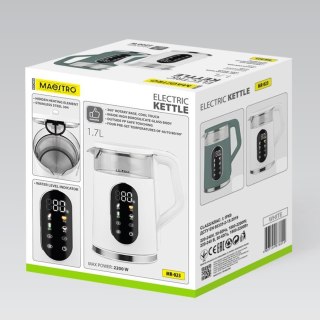 Czajnik elektryczny z regulacją temperatury 1,7l 2200W MR-023-WHITE