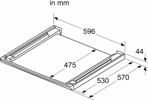 Łącznik WTZ27500 pralka/suszarka