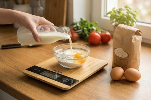 Waga kuchenna Esperanza Bamboo EKS005 (kolor beżowy)