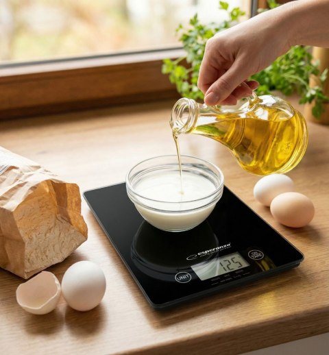 Waga kuchenna Esperanza Lemon EKS002K (kolor czarny)