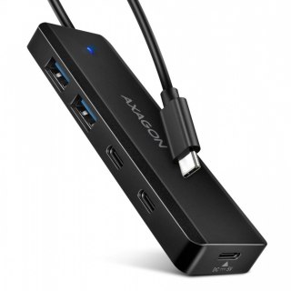 HUB 4-portowy 5gbps 2x USB-A 2x USB-C , USB-C power IN 19cm kabel HUE-C2C