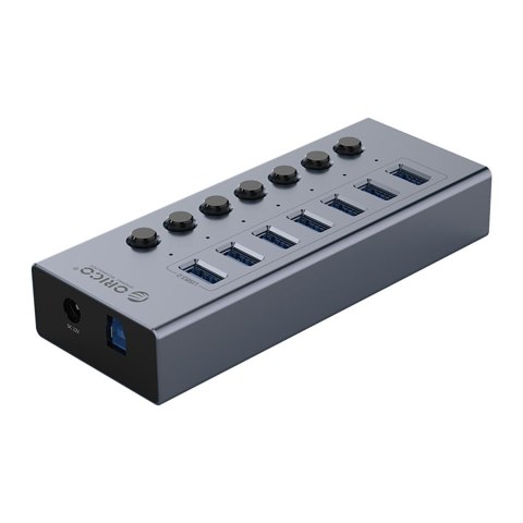 Hub BT2U3-7AB z włącznikami 7x USB-A - szary ORICO