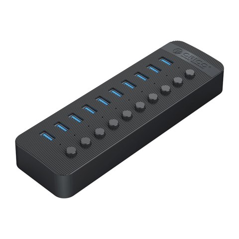 Hub CT2U3-10AB z włącznikami 10x USB-A - czarny ORICO