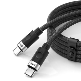 Kabel przewód CDX 60W 3A Power Delivery USB-C 1m - czarny ORICO
