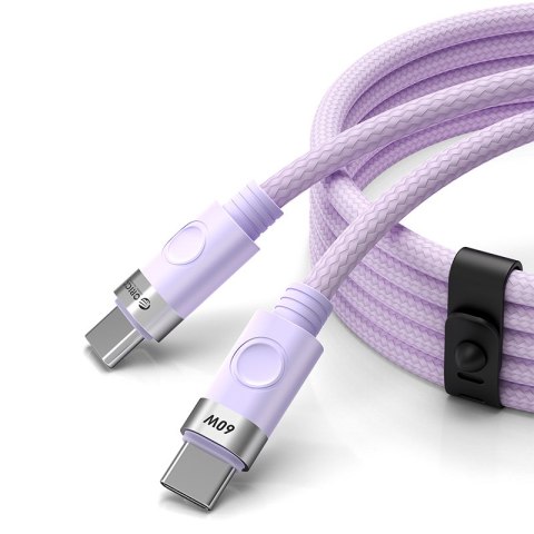 Kabel przewód CDX 60W 3A Power Delivery USB-C 1m - fioletowy ORICO