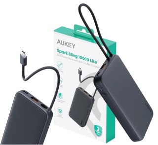 PB-Y53P PowerBank 10000mAh 22.5W 4xUSB kabel USB-C AUKEY