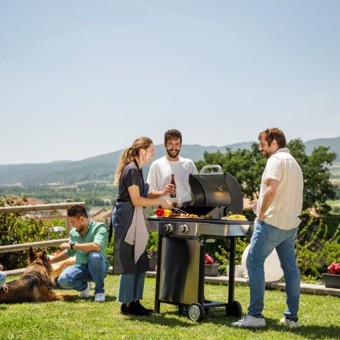 Grill gazowy Black+Decker BXOG7200E 2 palniki x 3.6 kW | pow.grilla 500 x 415 mm | 1185 x 1160 x 580 mm