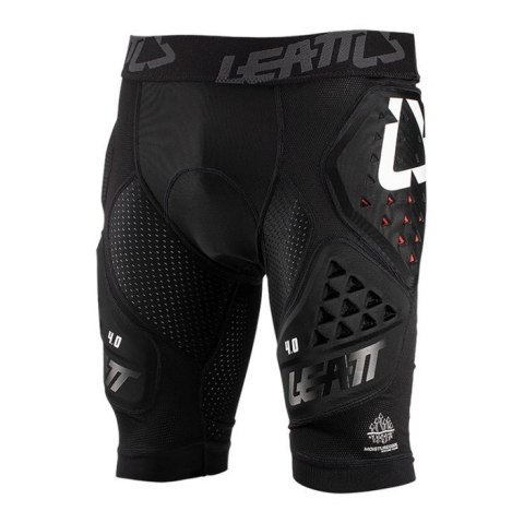 Spodenki z ochraniaczem LEATT Impact Shorts 3DF 4.0 rozmiar L, czarne