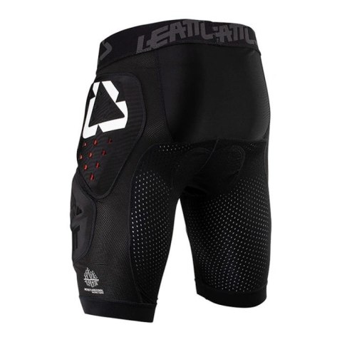 Spodenki z ochraniaczem LEATT Impact Shorts 3DF 4.0 rozmiar L, czarne