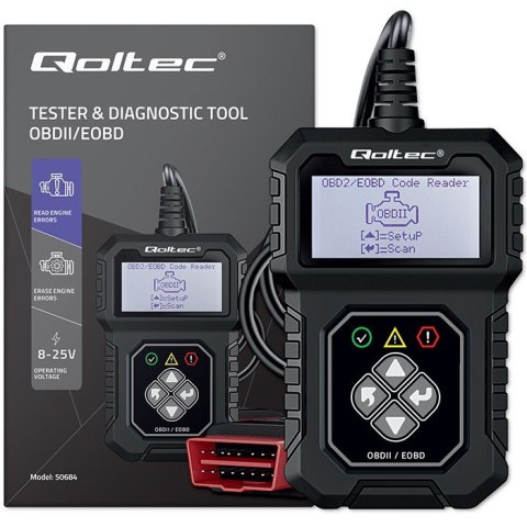 Cyfrowy Tester diagnostyczny ProLine | OBDII EOBD | 8V-25V | Dualsystem