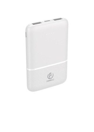 Powerbank P5 (5 000mAh 10W), moc wyjściowa 10W zapewnia szybkie i stabilne ładowanie kompatybilnych urządzeń, jednoczesne ładowa Rebeltec