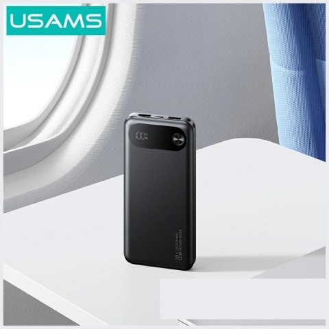 Powerbank PB80 10000mAh 20W PD 2xUSB-A + USB-C czarny