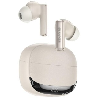 Słuchawki TA19 ANC TWS Bluetooth 6.0 beżowe