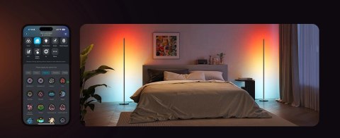 Govee Lampa podłogowa RGBICW 1000lm, Wi-Fi, Bluetooth H8076C13