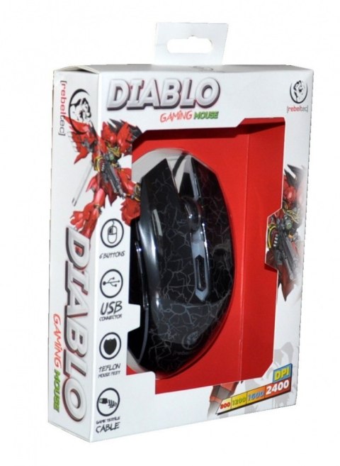 Mysz gamingowa optyczna USB DIABLO