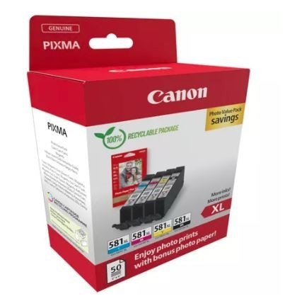 Multipack CLI-581XL BK/C/M/Y Photo Value 2052C006