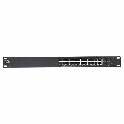 Switch Teltonika SWM282 24p Zarządzany L2+ Gigabit Ethernet (10/100/1000) Obsługa PoE Czarny (OUTLET)