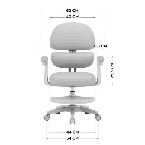 Fotel obrotowy Junior 4.4 Grey