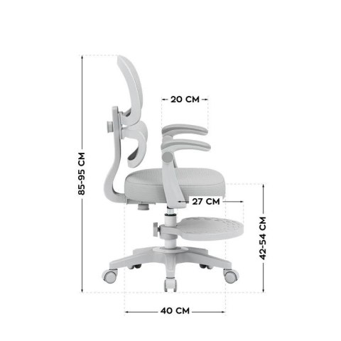 Fotel obrotowy Junior 4.4 Grey