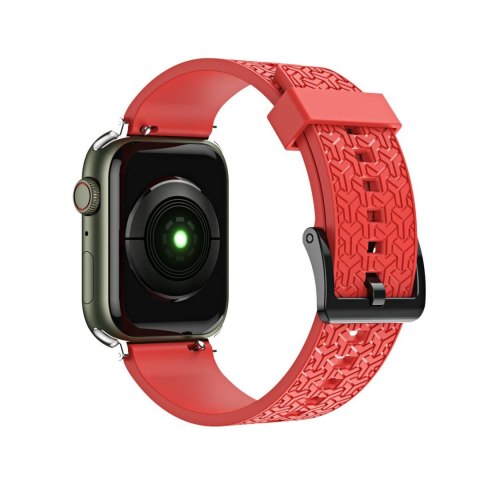Pasek bransoleta do zegarka Apple Watch 38 / 40 / 41 mm - czerwony