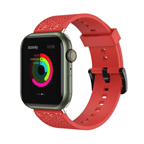 Pasek bransoleta do zegarka Apple Watch 38 / 40 / 41 mm - czerwony