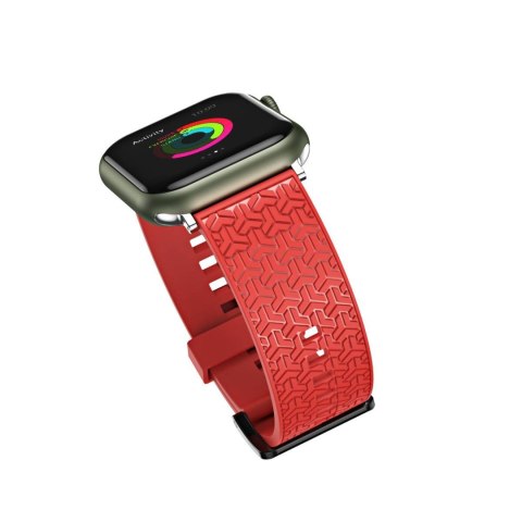 Pasek bransoleta do zegarka Apple Watch 38 / 40 / 41 mm - czerwony