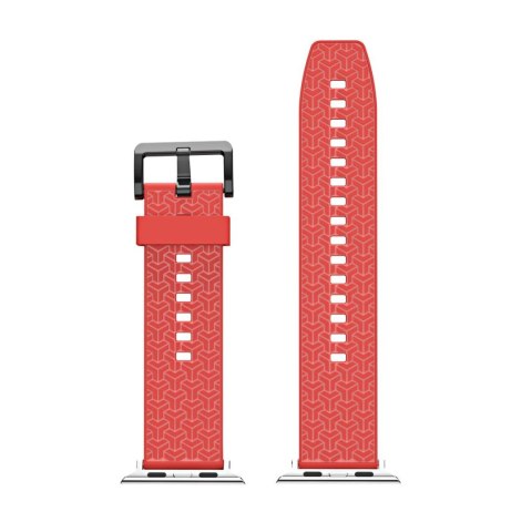 Pasek bransoleta do zegarka Apple Watch 42 / 44 / 45 mm - czerwony