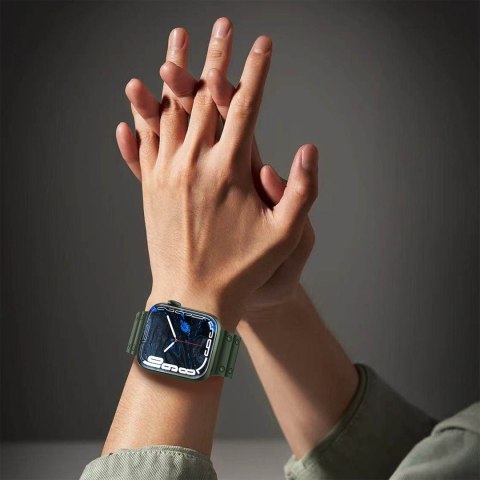 Pasek elastyczny do Apple Watch 38 / 40 / 41 mm - granatowy