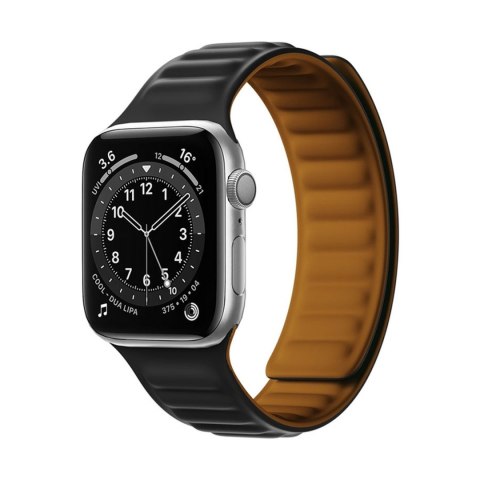 Pasek magnetyczny opaska bransoleta do Apple Watch 41 mm - czarny