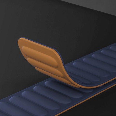 Pasek magnetyczny opaska bransoleta do Apple Watch 41 mm - czarny